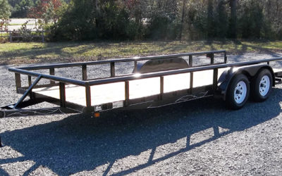 D & P Medium Duty Pipe Top Series Utility Trailer