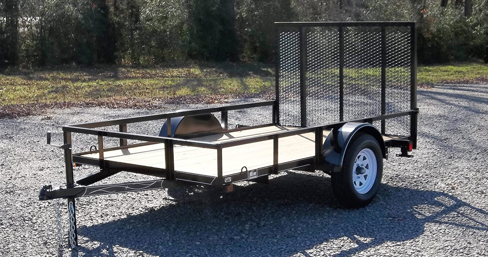 D & P Single Axle Series Utility Trailer